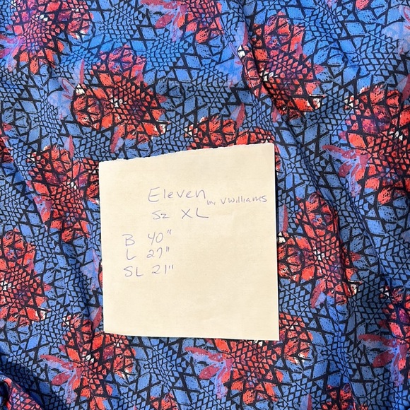 Eleven by V Williams XL Athletic Shirt Thumbholes Mesh Navy back Cinch Sides - Picture 6 of 9